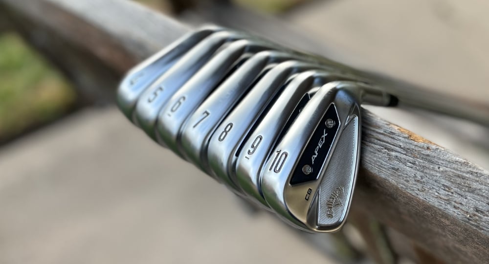 2024 Callaway Apex CB Irons Close-Up Shot