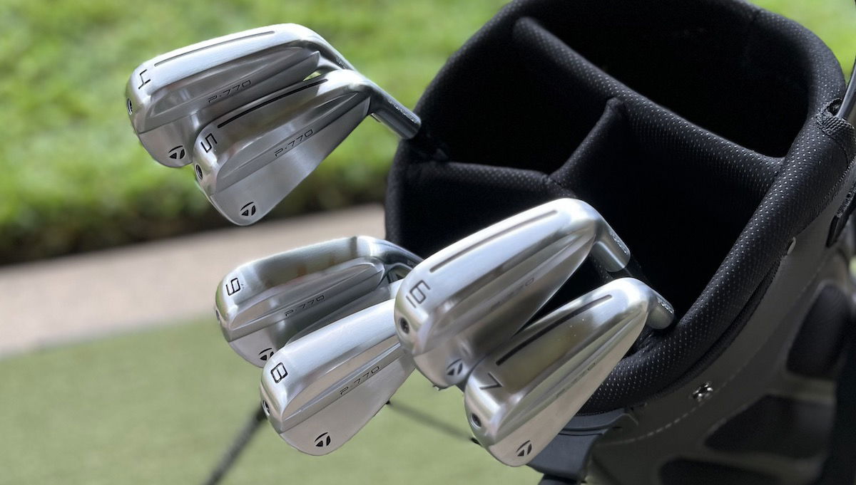 2024 Taylormade P770 Irons Set in Golf bag