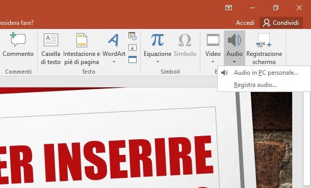 Insert audio into PowerPoint slides