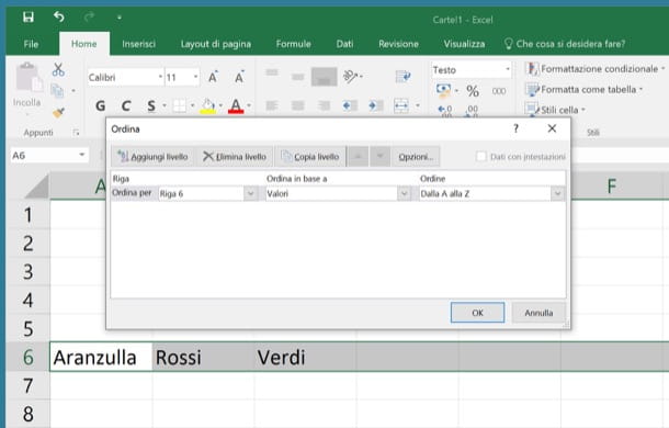 How to sort alphabetically in Excel