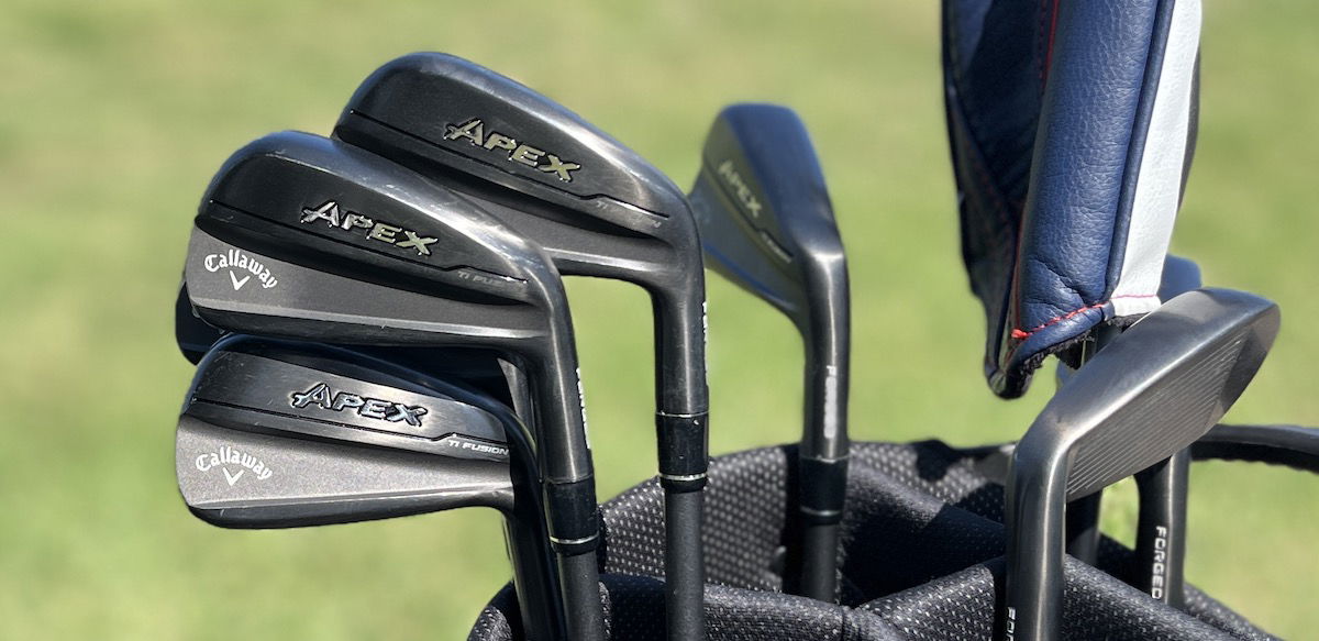 Callaway Apex Ti-Fusion Irons During Round