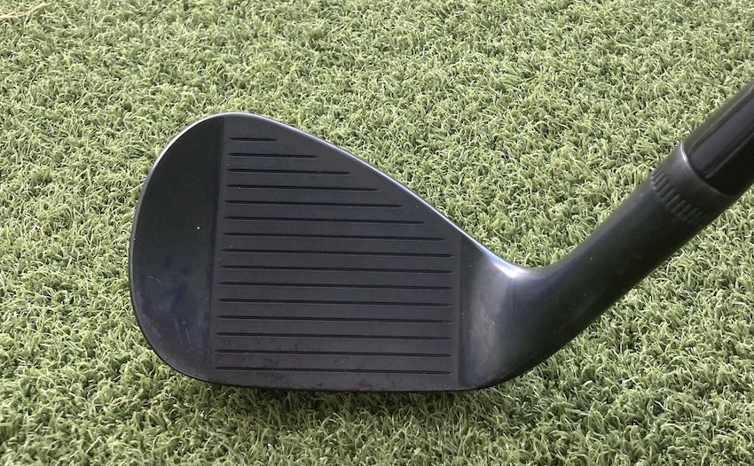 Callaway Jaws Raw Black Plasma Wedge face