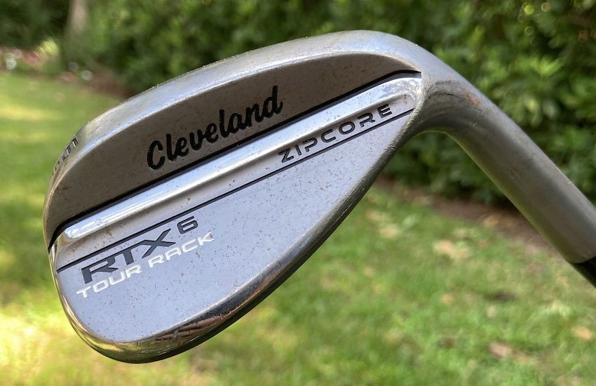 Cleveland RTX 6 ZipCore Tour Rack wedge up close