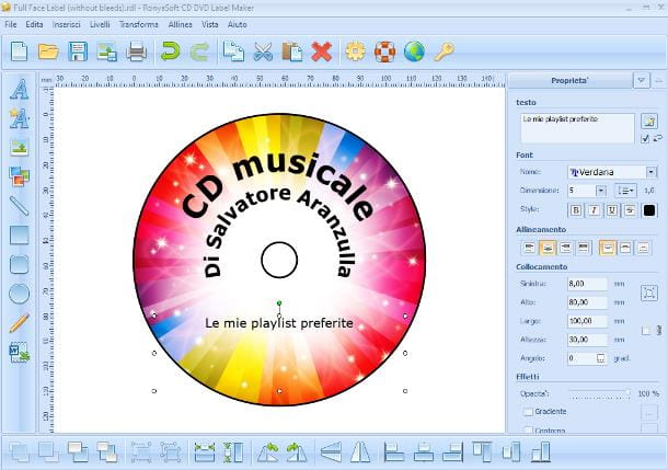 How to label a CD on a computer