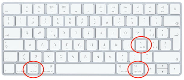 Key combination to do snail on Mac