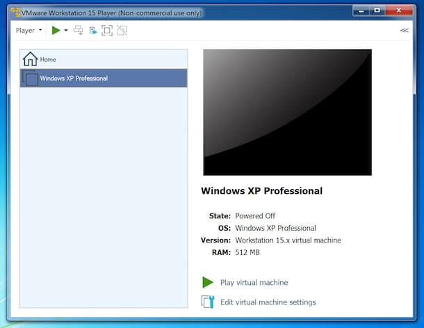 VMware Workstation Player