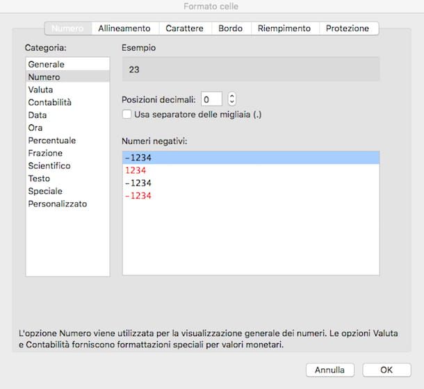 Excel Cell Format