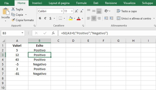 Excel formula