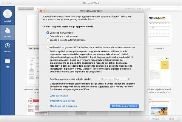 How to update Word on Mac