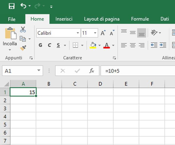 How to sum on Excel