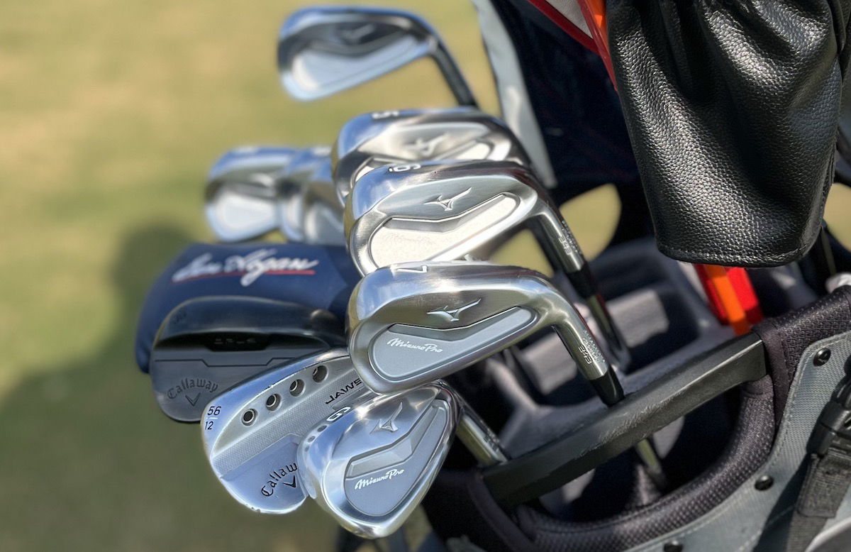 Mizuno Pro 243 Irons at the range