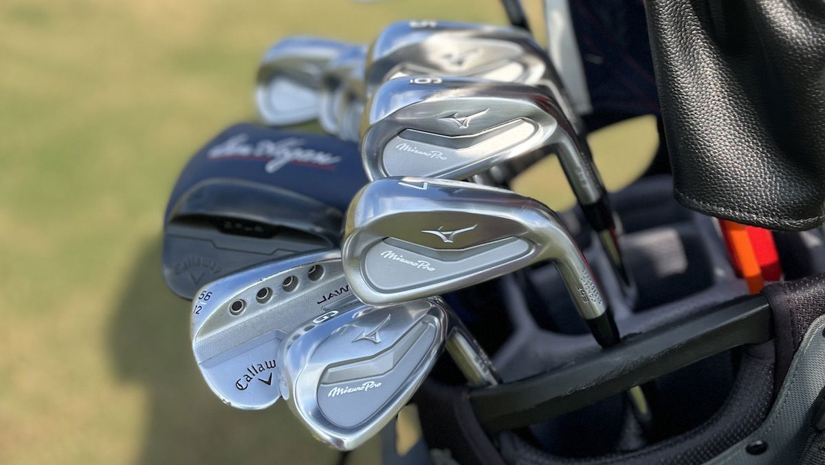 New Mizuno Pro 243 Irons at the range