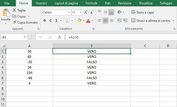 Excel formula operators