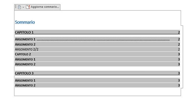 How to align index numbers in Word