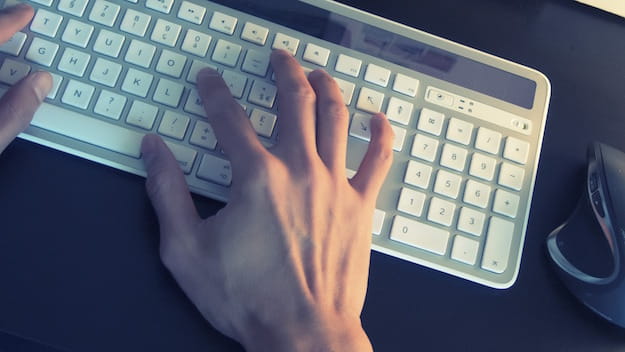 Photo of a computer keyboard