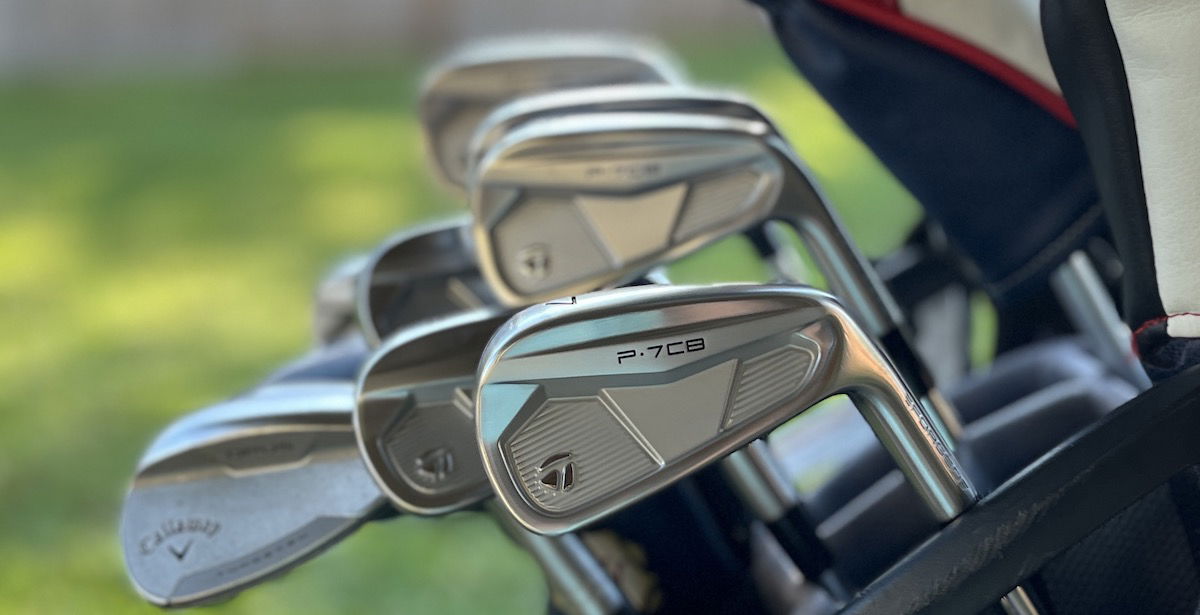 TaylorMade P7CB Irons In Golfer Geeks' Bag