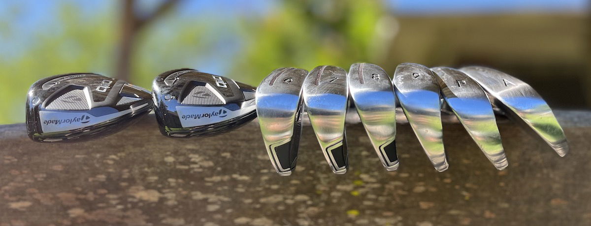 Taylormade Qi iron combo set toe view