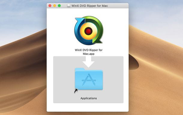 WinX DVD Ripper Platinum installation on Mac