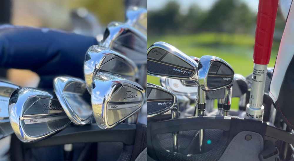 2023 Titleist T200 irons vs Callaway Paradym Irons