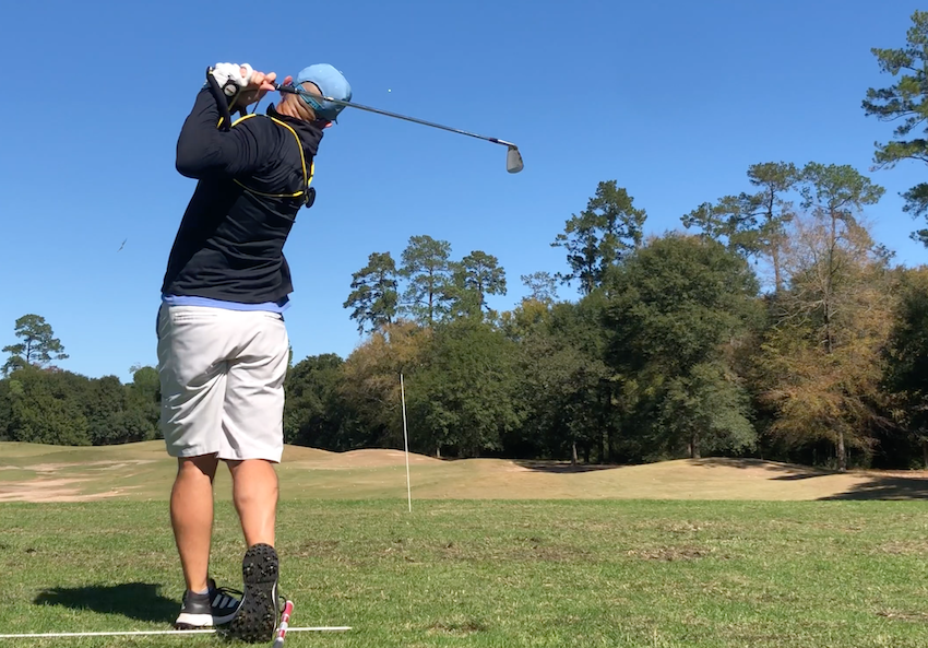 Golfer Geek & Gravity Fit TPro hit a decent one