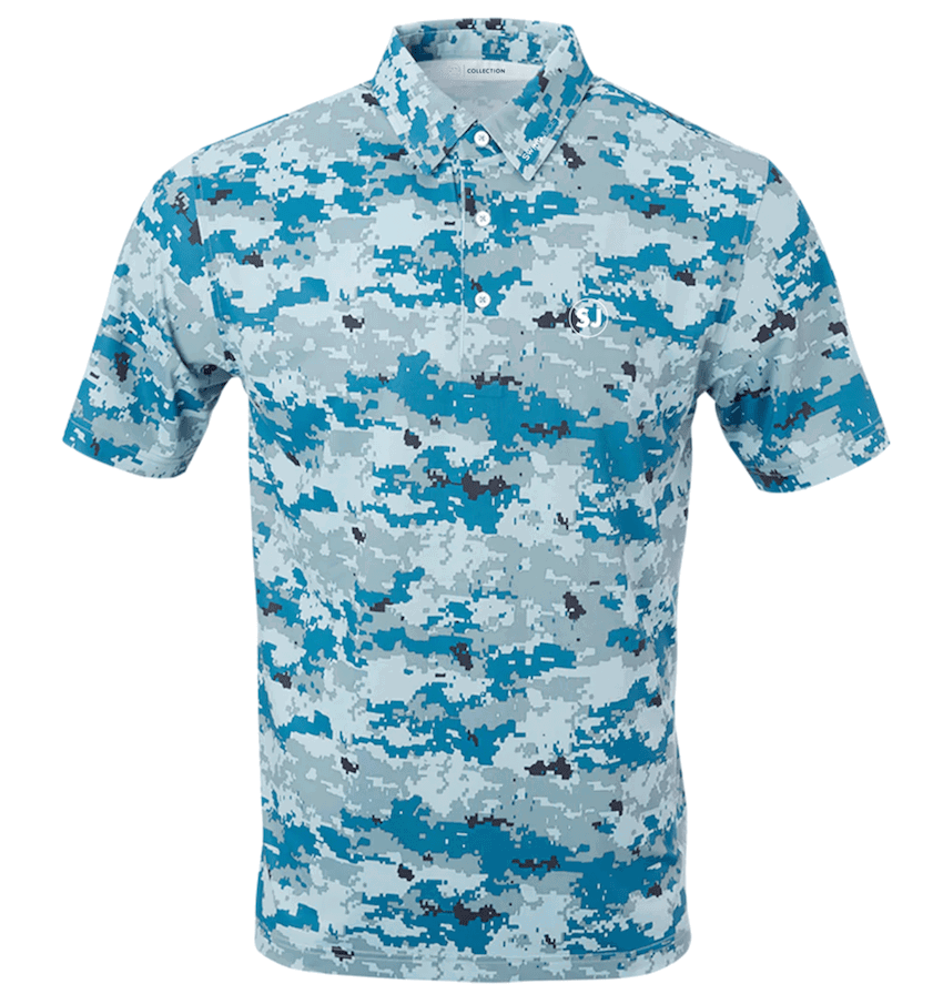 SWINGJUICE GOLF CAMO MEN'S PERFORMANCE POLO